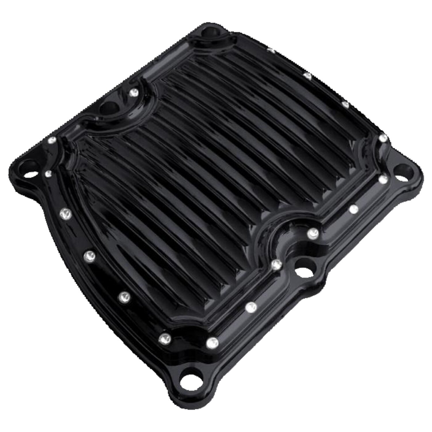Covingtons, transmission top cover. Dimpled, Black, Matte