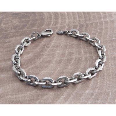 steel w/knight hack antique finish; fits 8" wrists