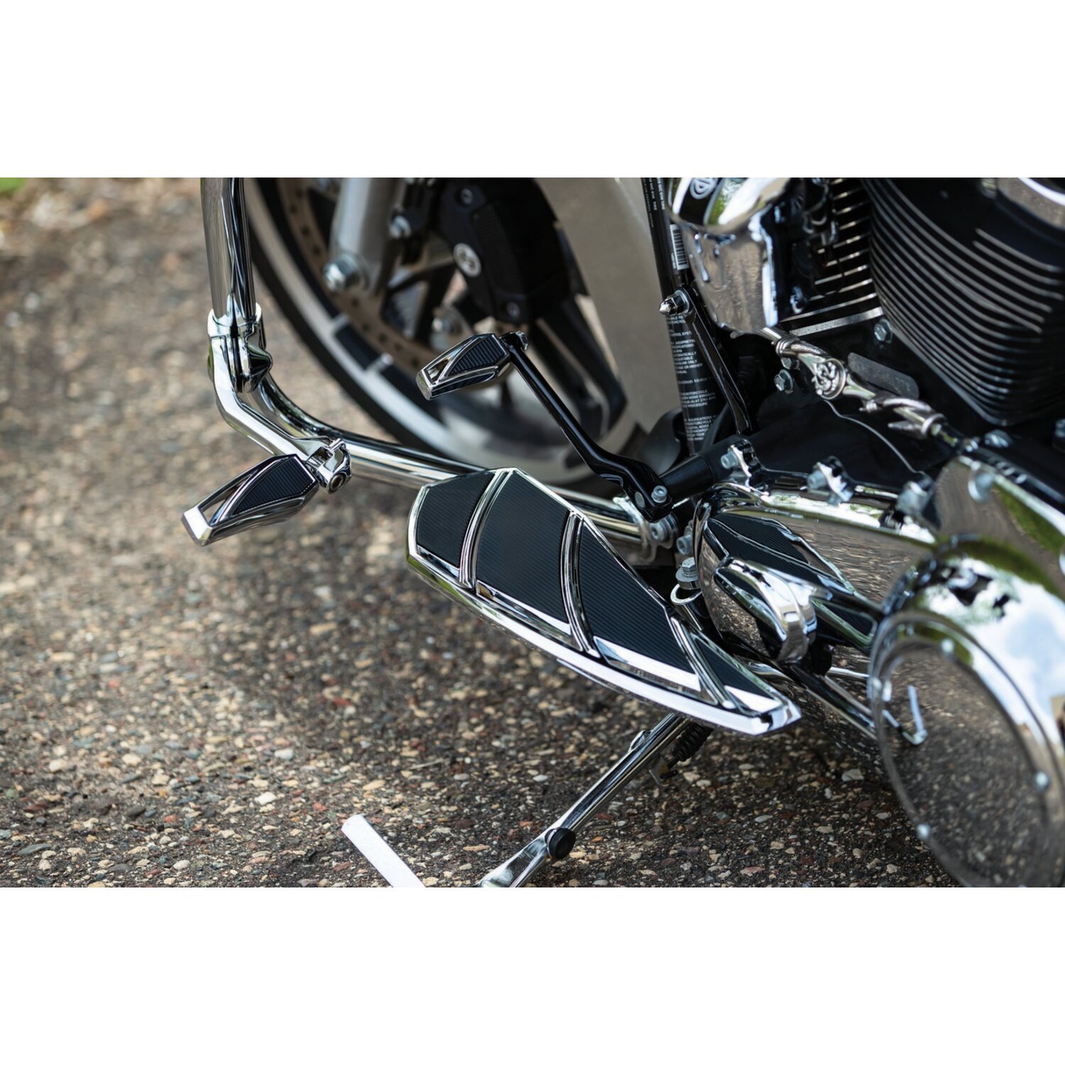 Kuryakyn, Phantom footpegs without adapters, Silver, Chrome