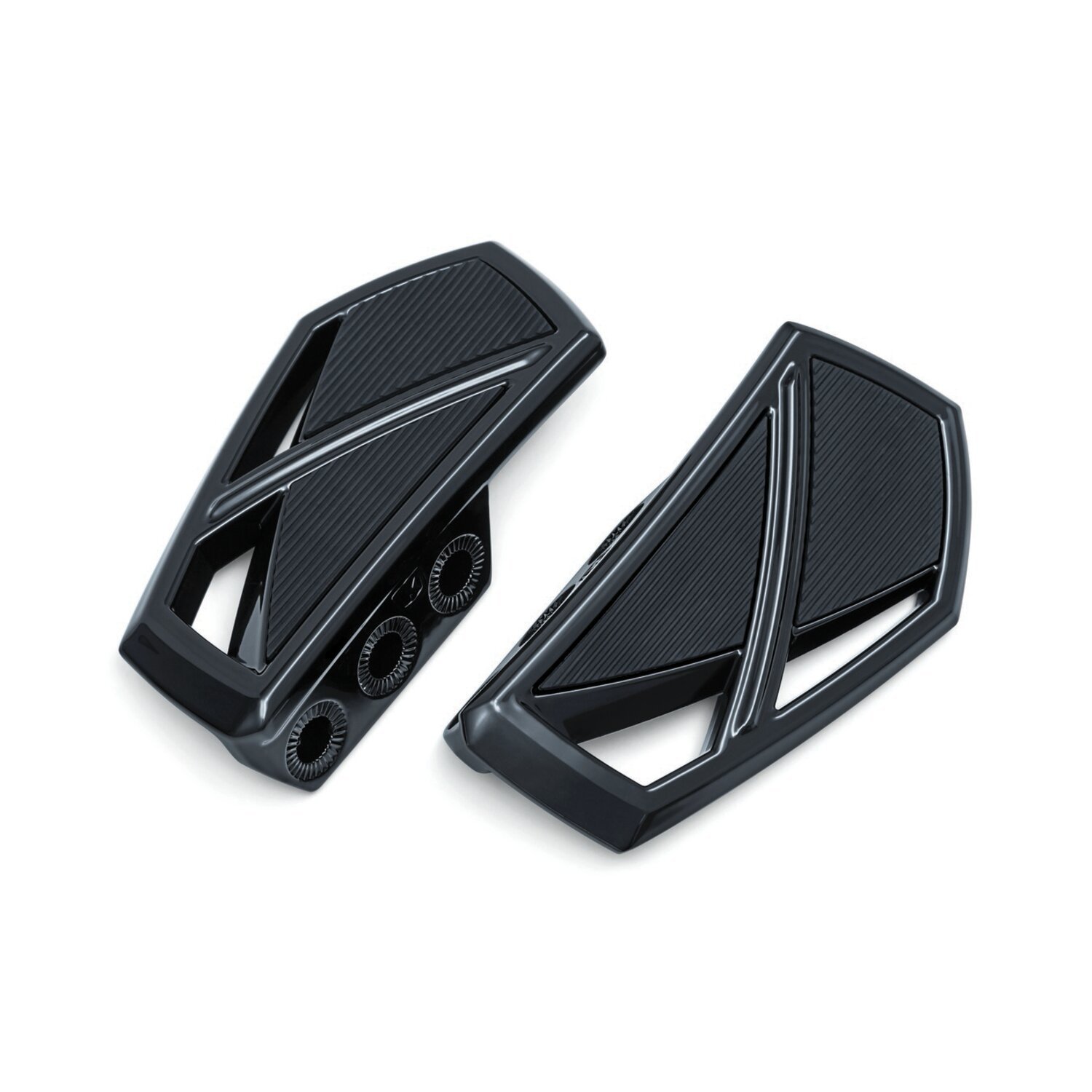 Kuryakyn, Phantom mini boards, Black, Gloss