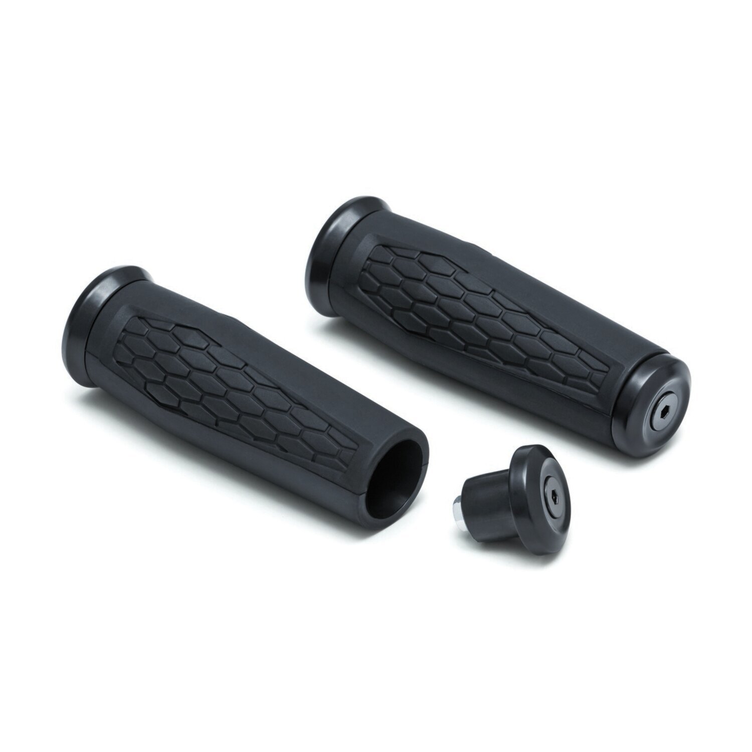 Kuryakyn, Hex grips 7/8", Black, Satin