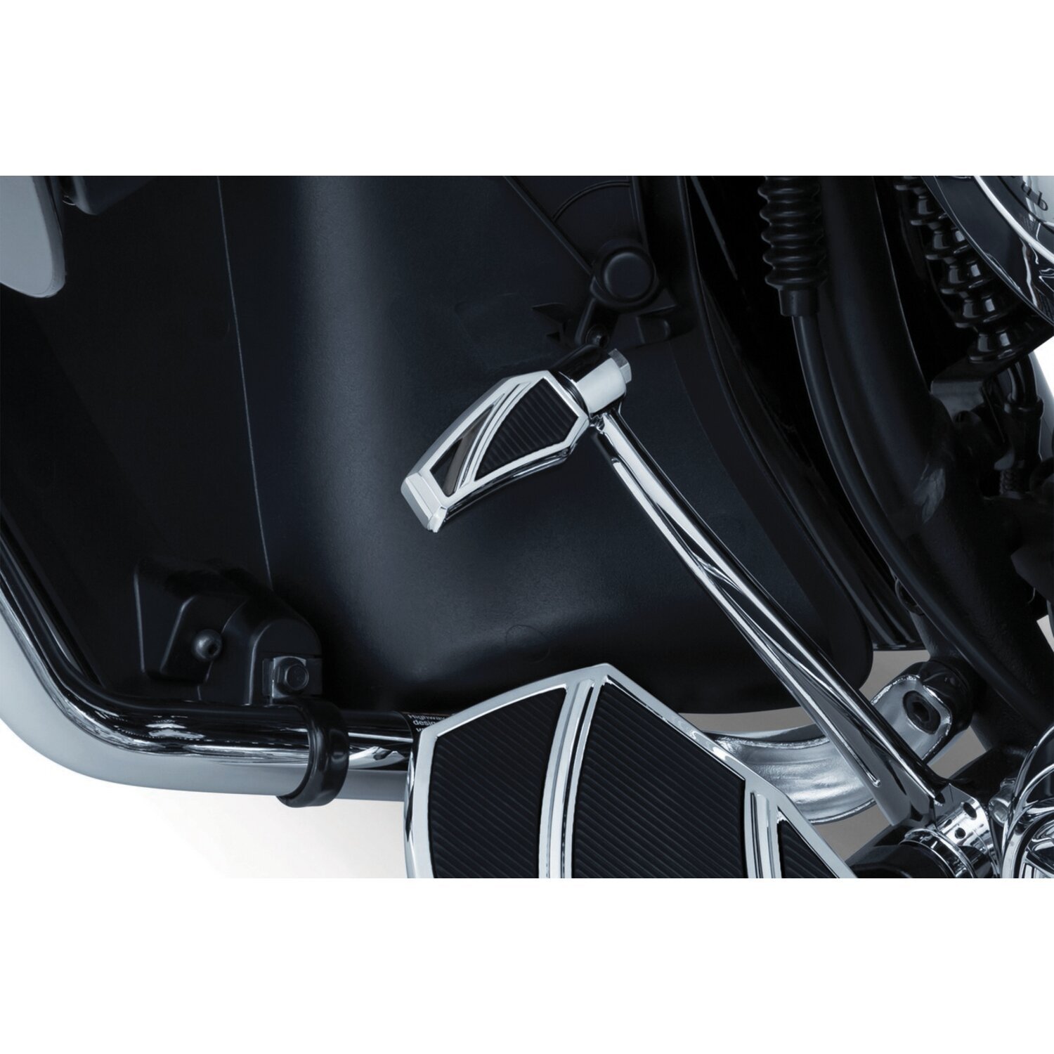 Kuryakyn, Phantom shift & brake peg, Silver, Chrome