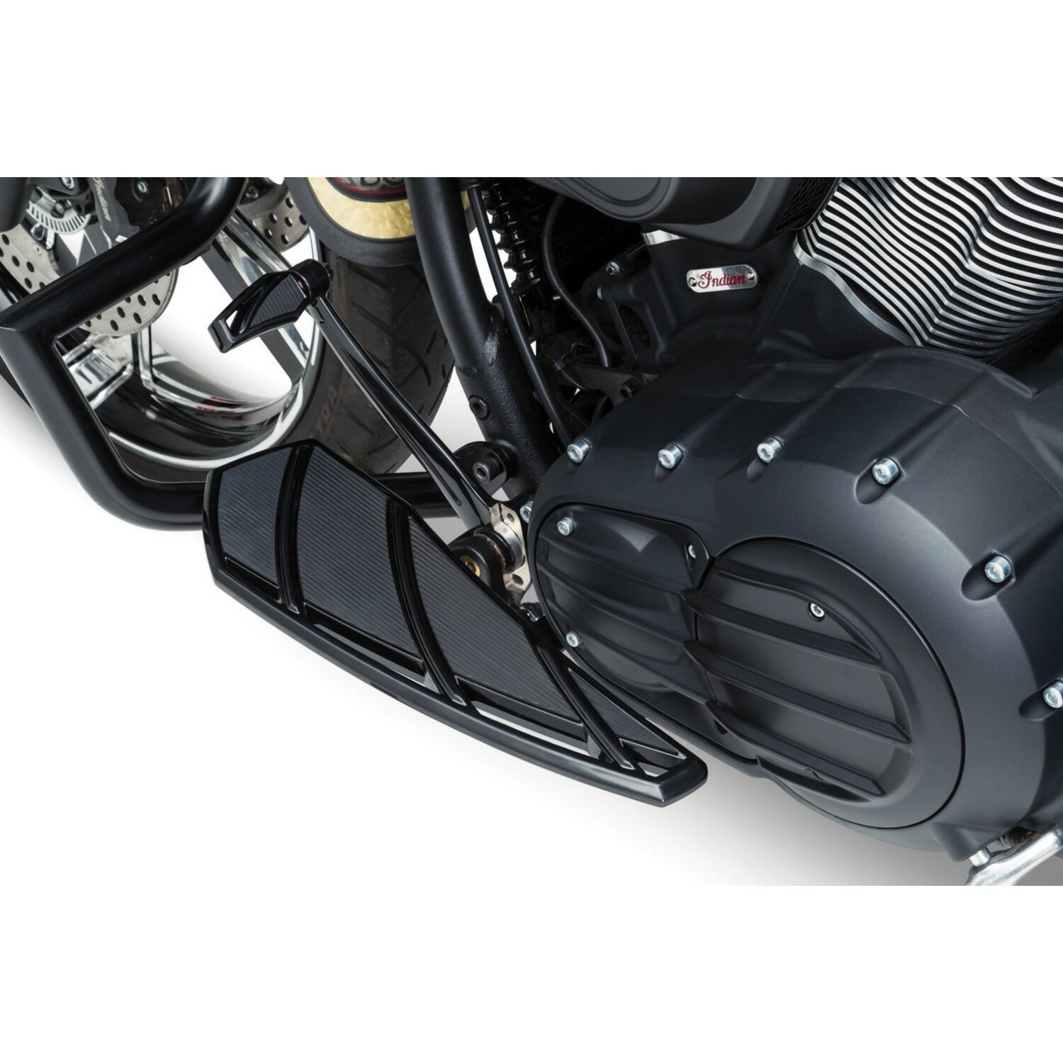 Kuryakyn, Phantom rider floorboards, Black, Gloss