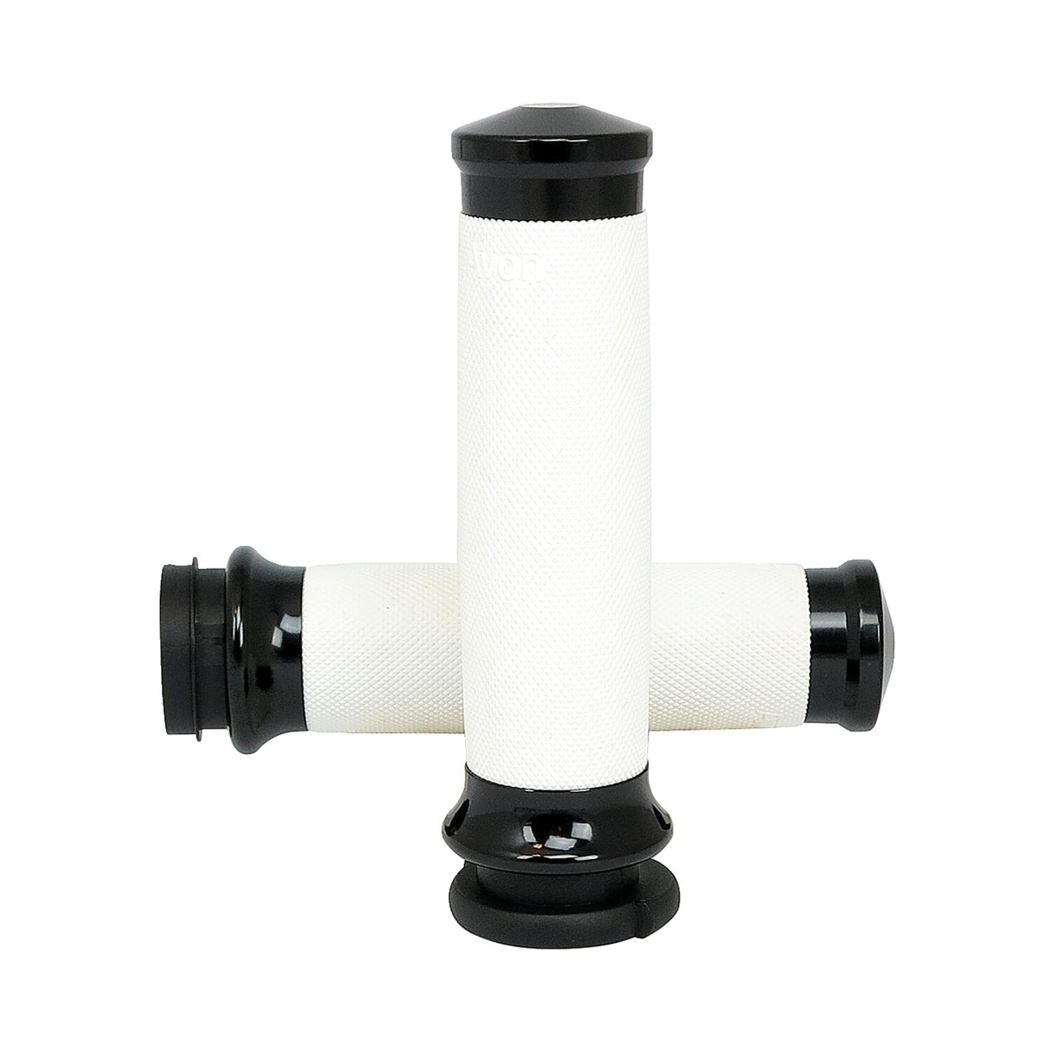 Avon Custom Contour grips black anodized