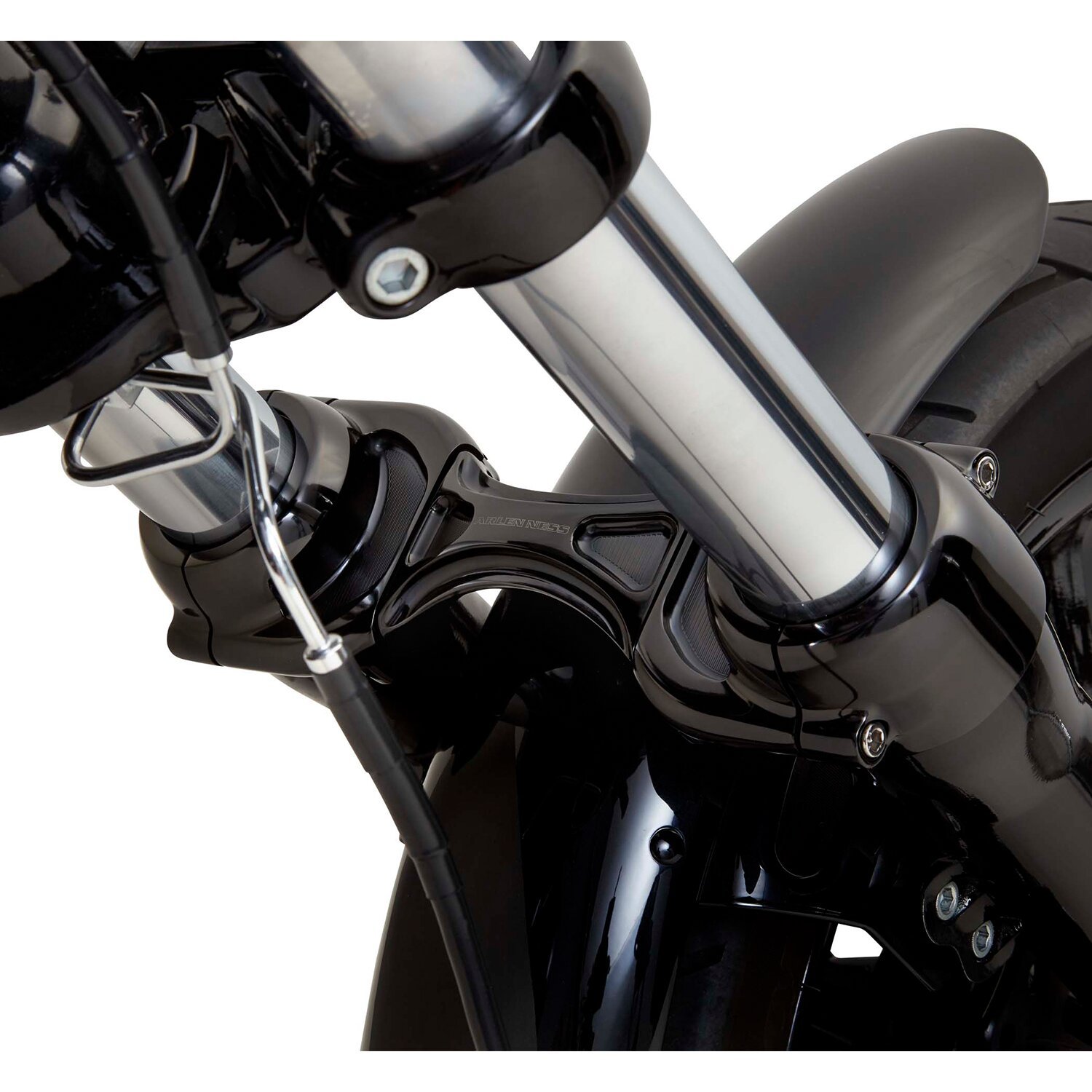 Arlen Ness, Method 49mm fork brace, Black, Polished