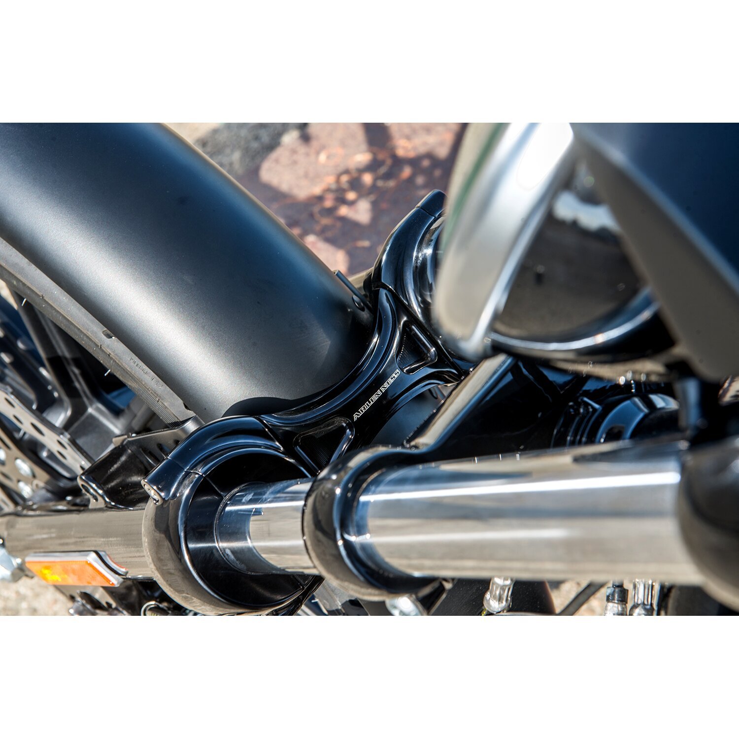 Arlen Ness, Method 39mm fork brace, Black, Polished