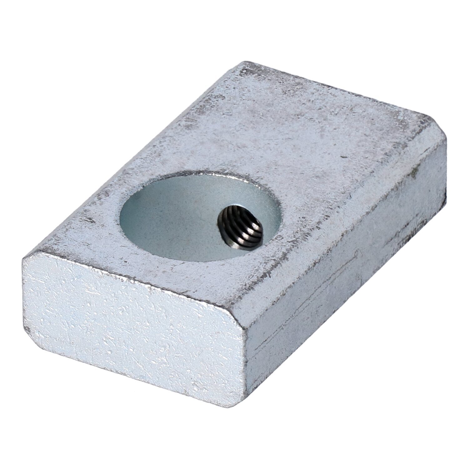 Block, axle adjuster swingarm