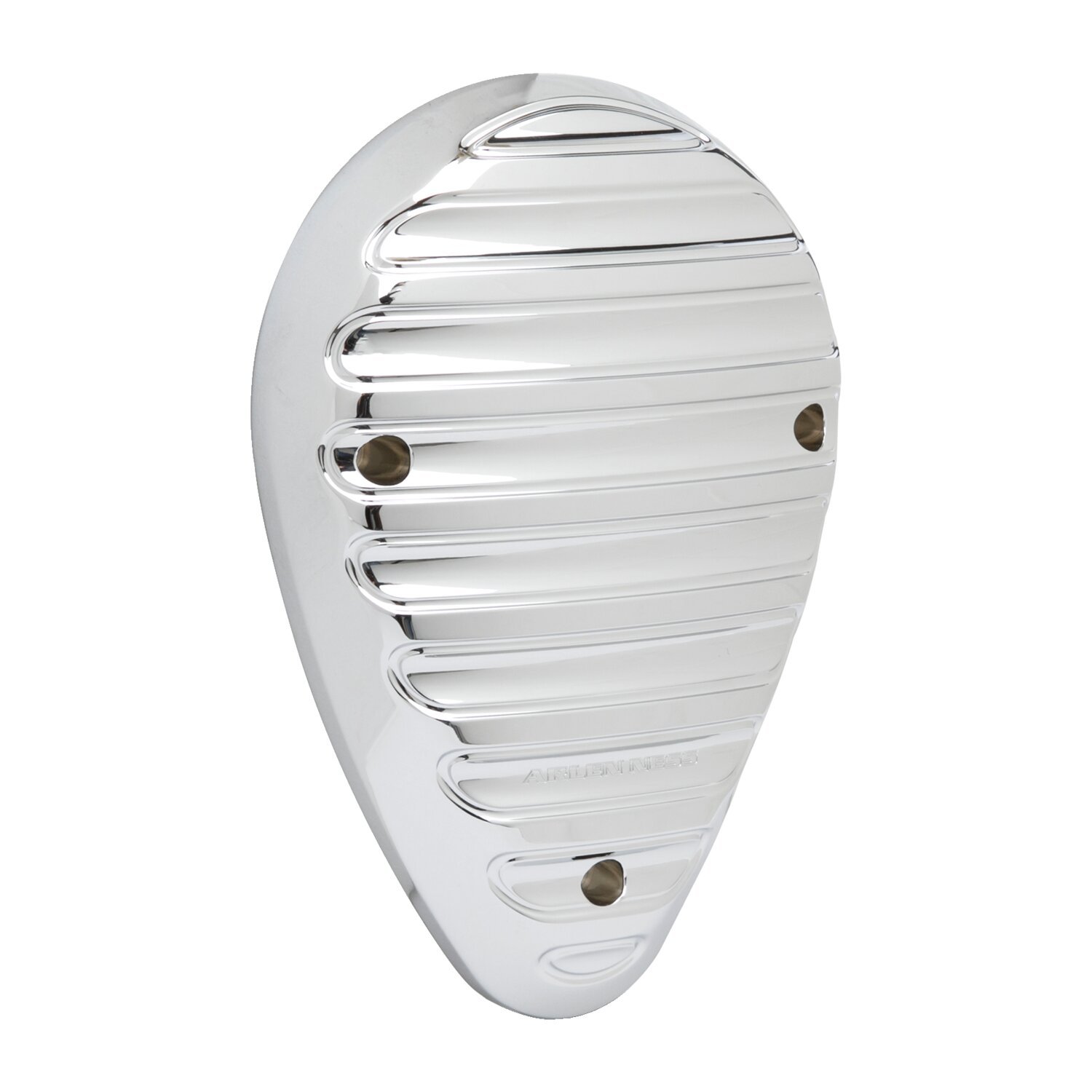 Arlen Ness, Finned horn cover, Chrome