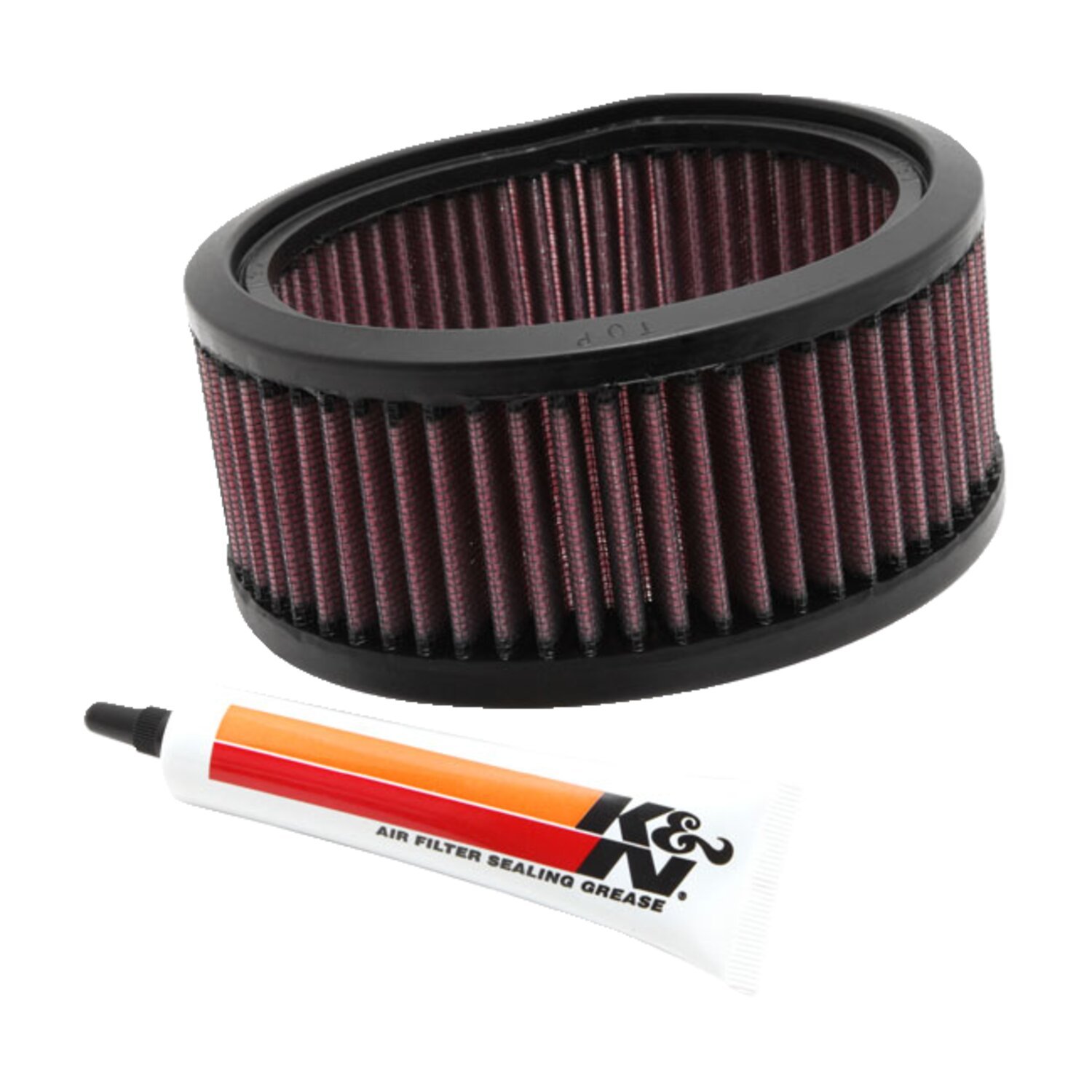 K&N air filter round