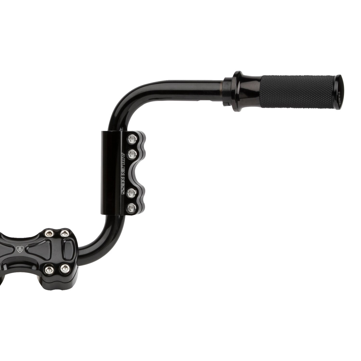 Arlen Ness, Molular billet handlebar clamp black 1-1/4", Matte