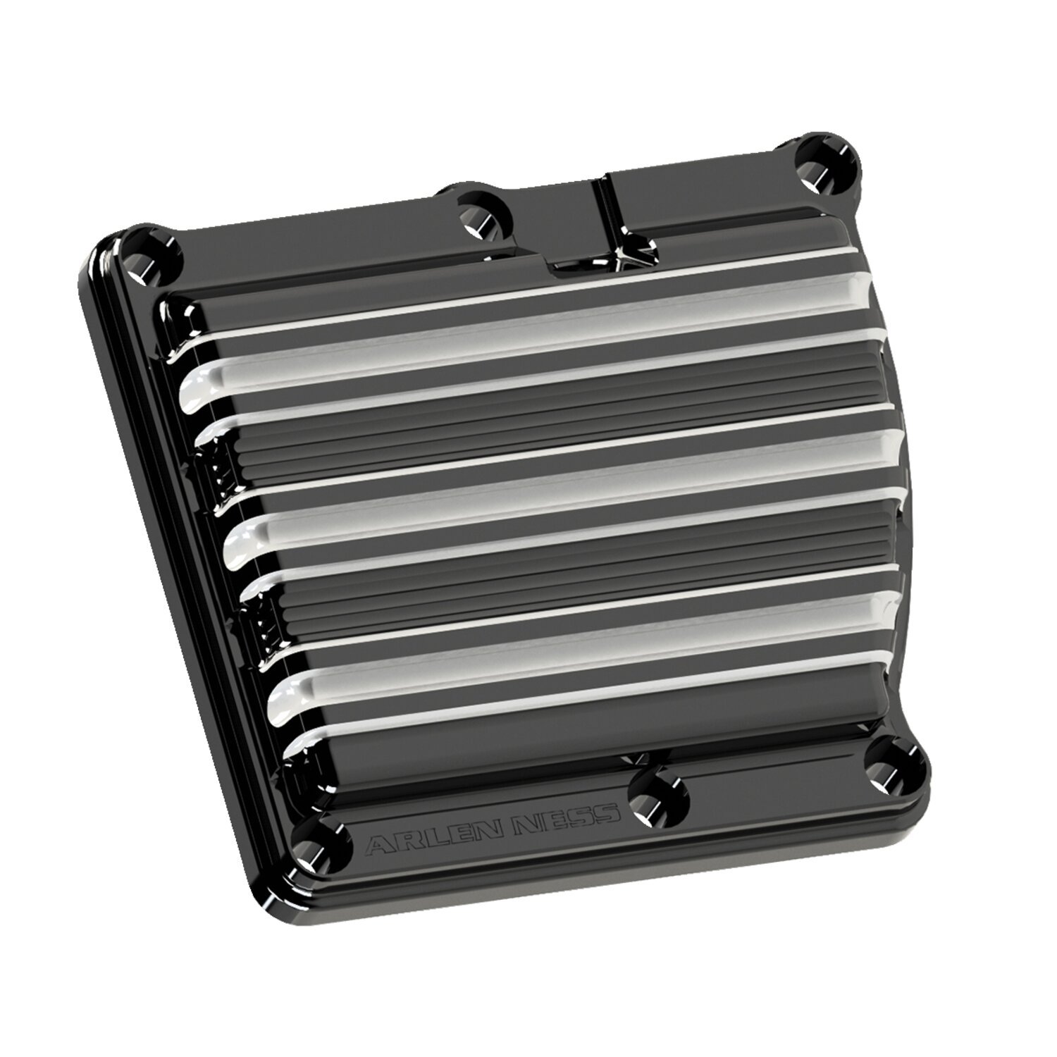 Arlen Ness, 10-gauge transmission top cover, Black, Matte