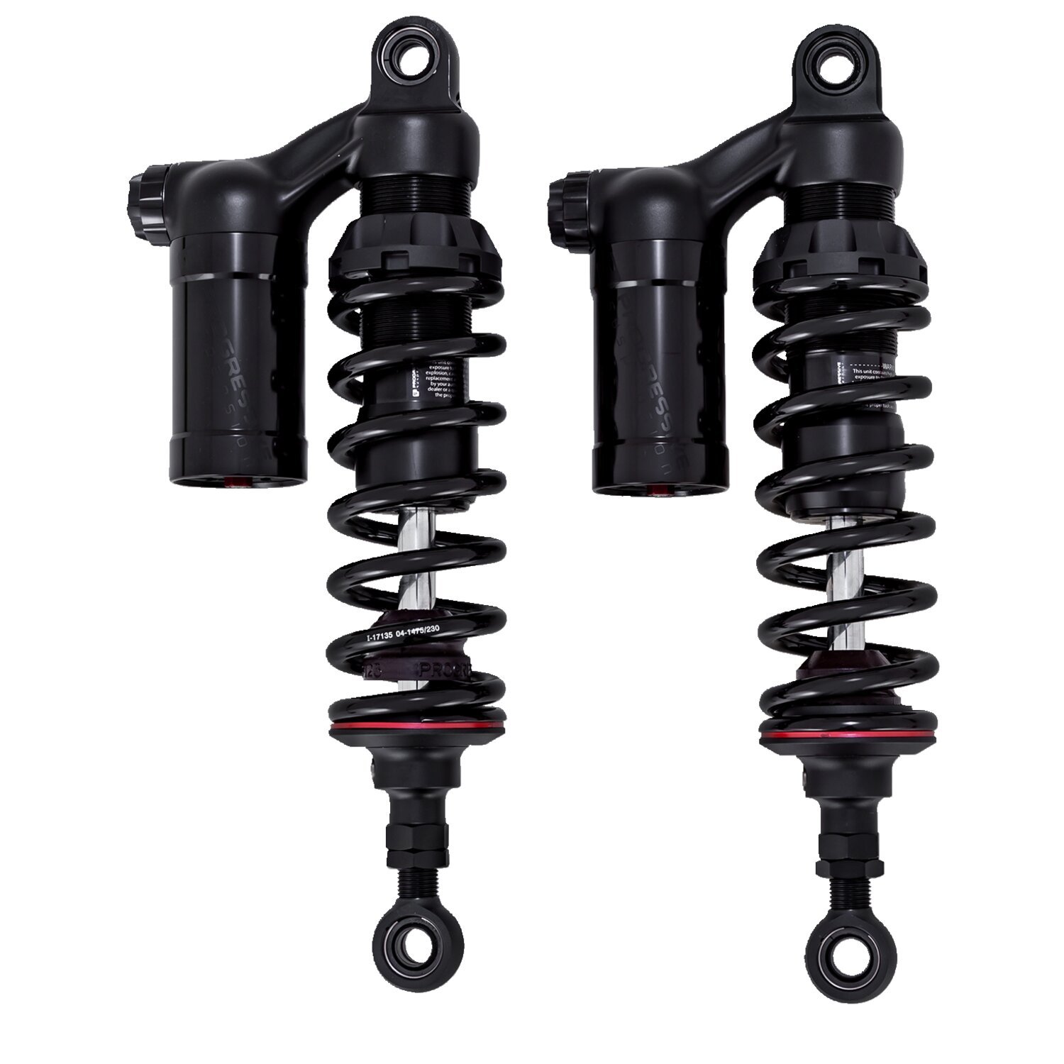 PS, Model 990 shock set. 13". STD Duty, Black