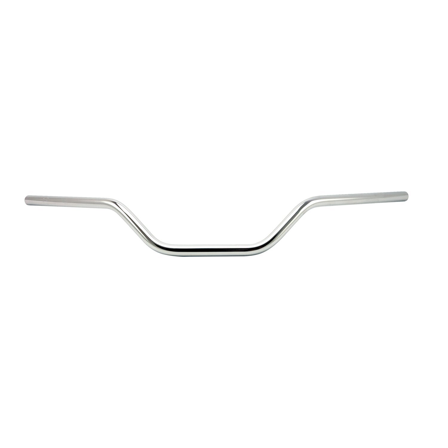 TRW, 22mm (7/8") Touring Classic handlebar. High, Silver, Chrome