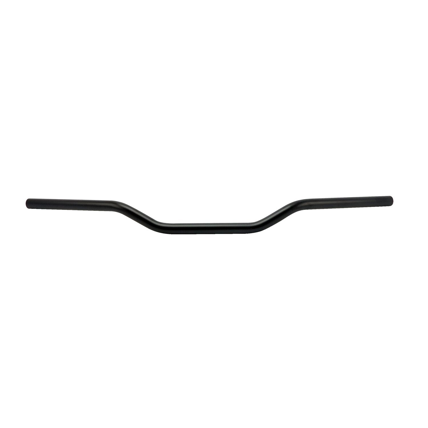 TRW, 22mm (7/8") Touring Classic handlebar. Low, Black, Powder Coated