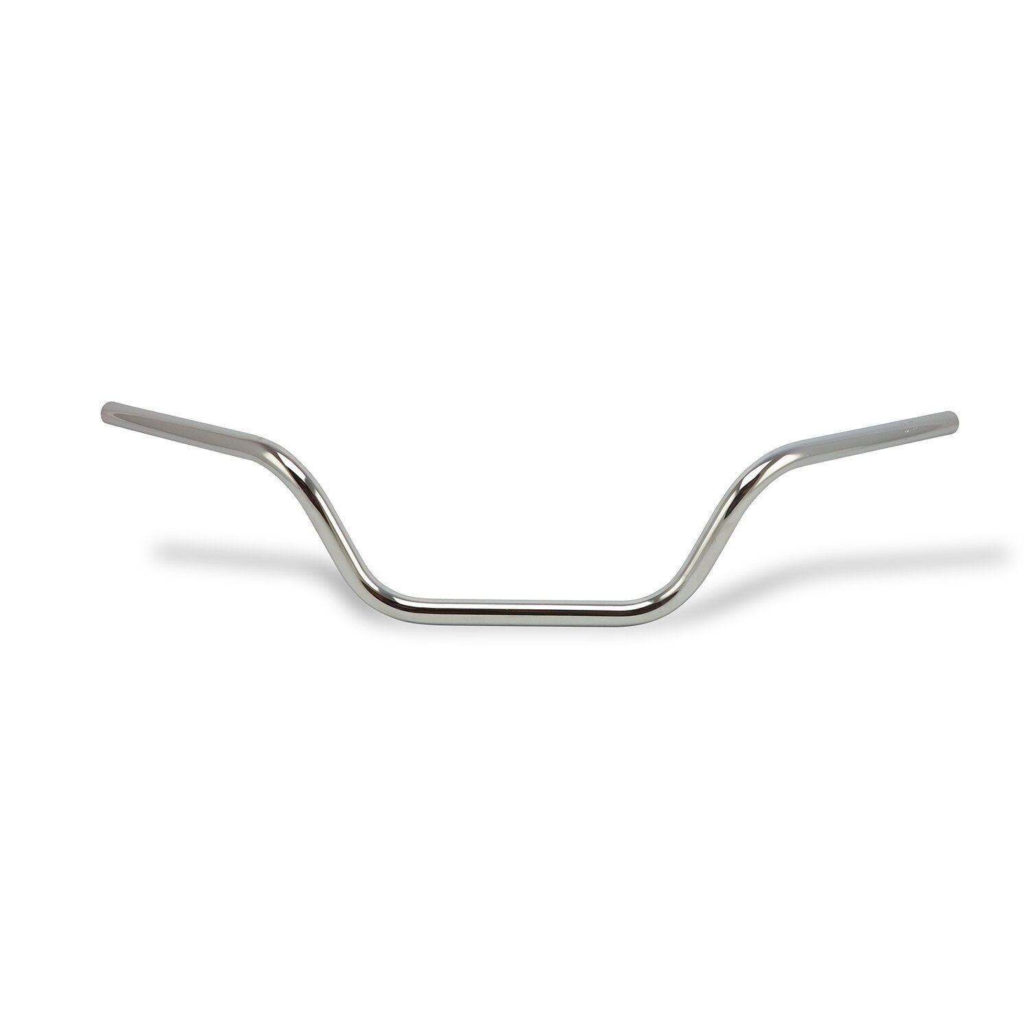 TRW, 22mm (7/8") Touring handlebar. Low, Silver, Chrome