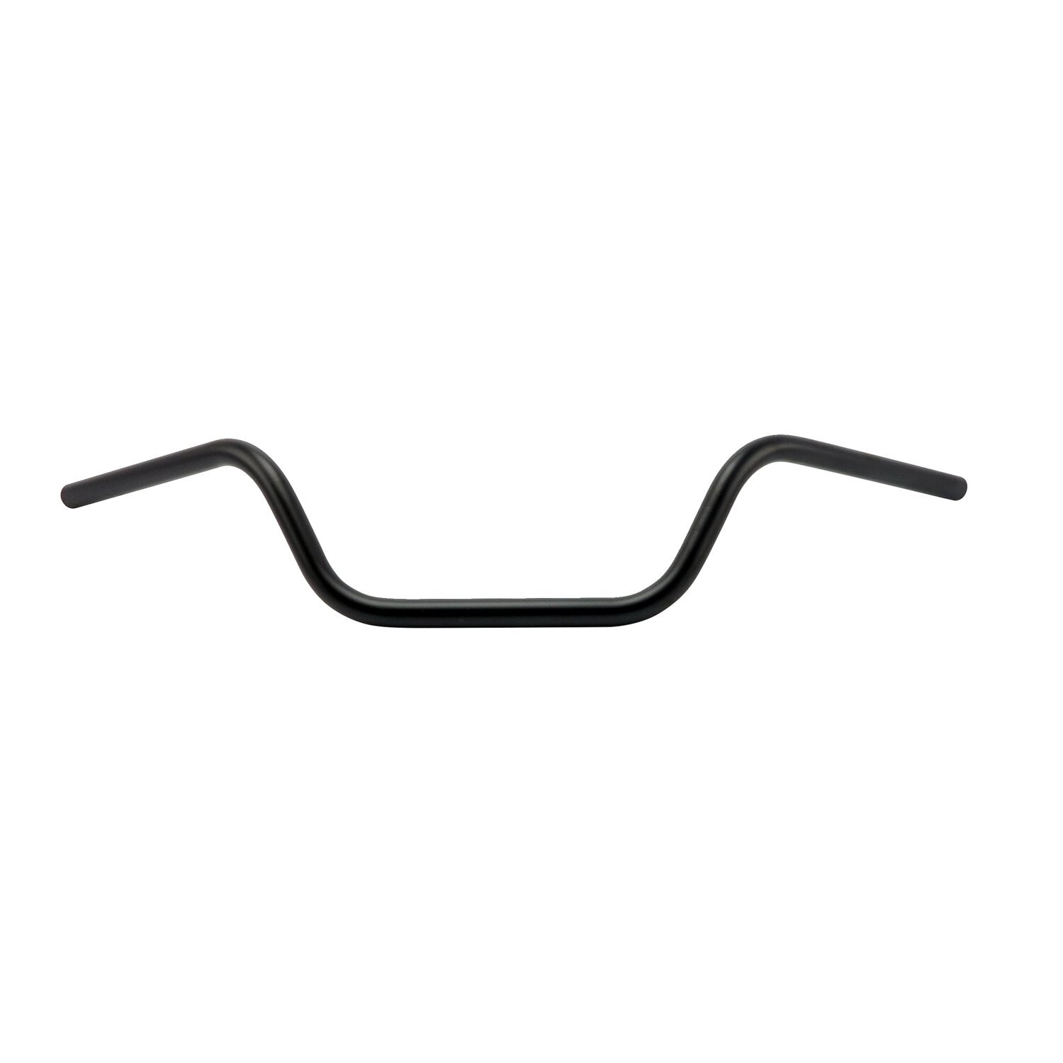 TRW, 22mm (7/8") Touring handlebar. Low, Black, Powder Coated