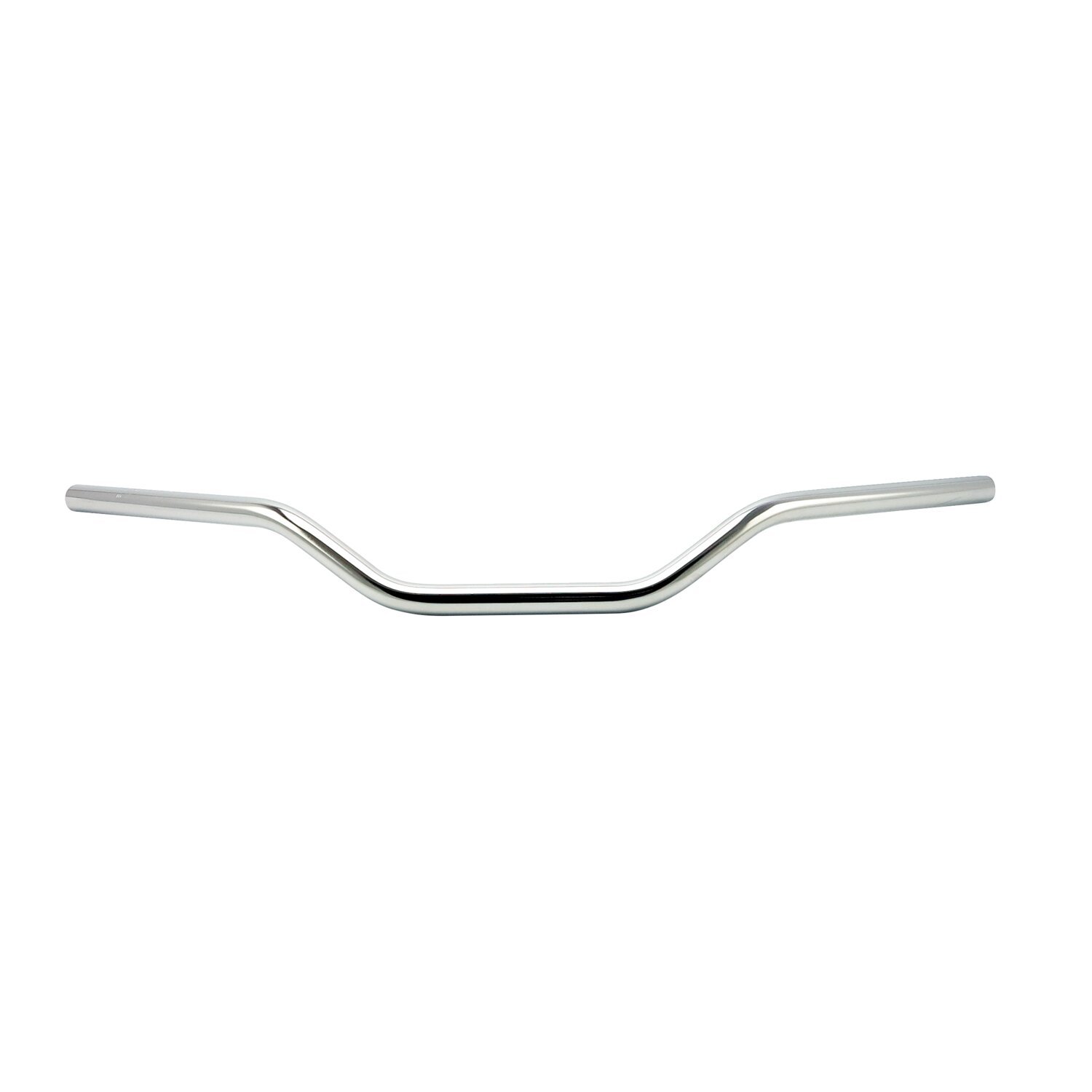 TRW, 22mm (7/8") Superbike handlebar. Comfort, Silver, Chrome
