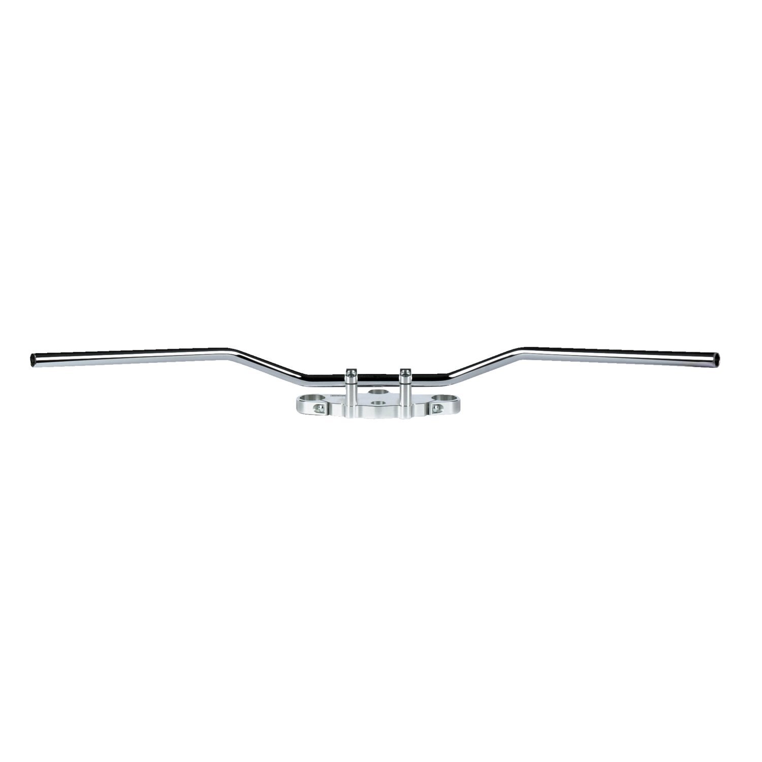 TRW, 22mm (7/8") Custom Roadstar wide handlebar, Silver, Chrome