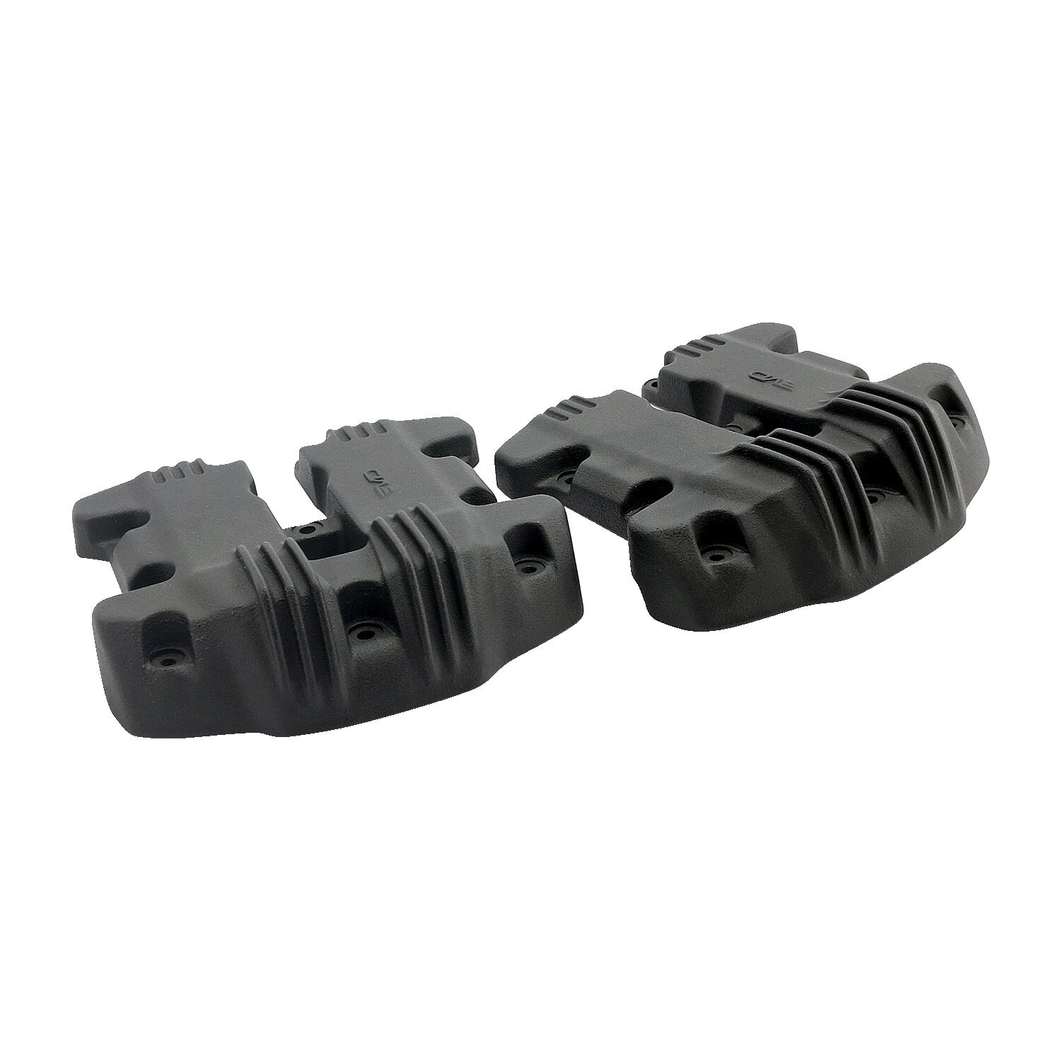 EMD, 'Ribbed Style' rocker cover set, Black