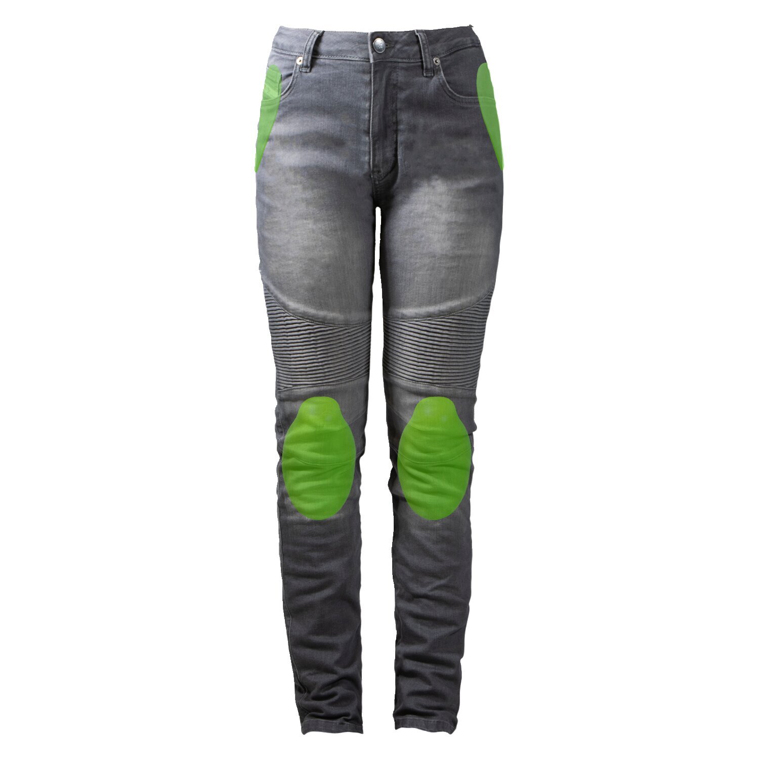 John Doe Betty Biker Jeans, light grey, 27/34