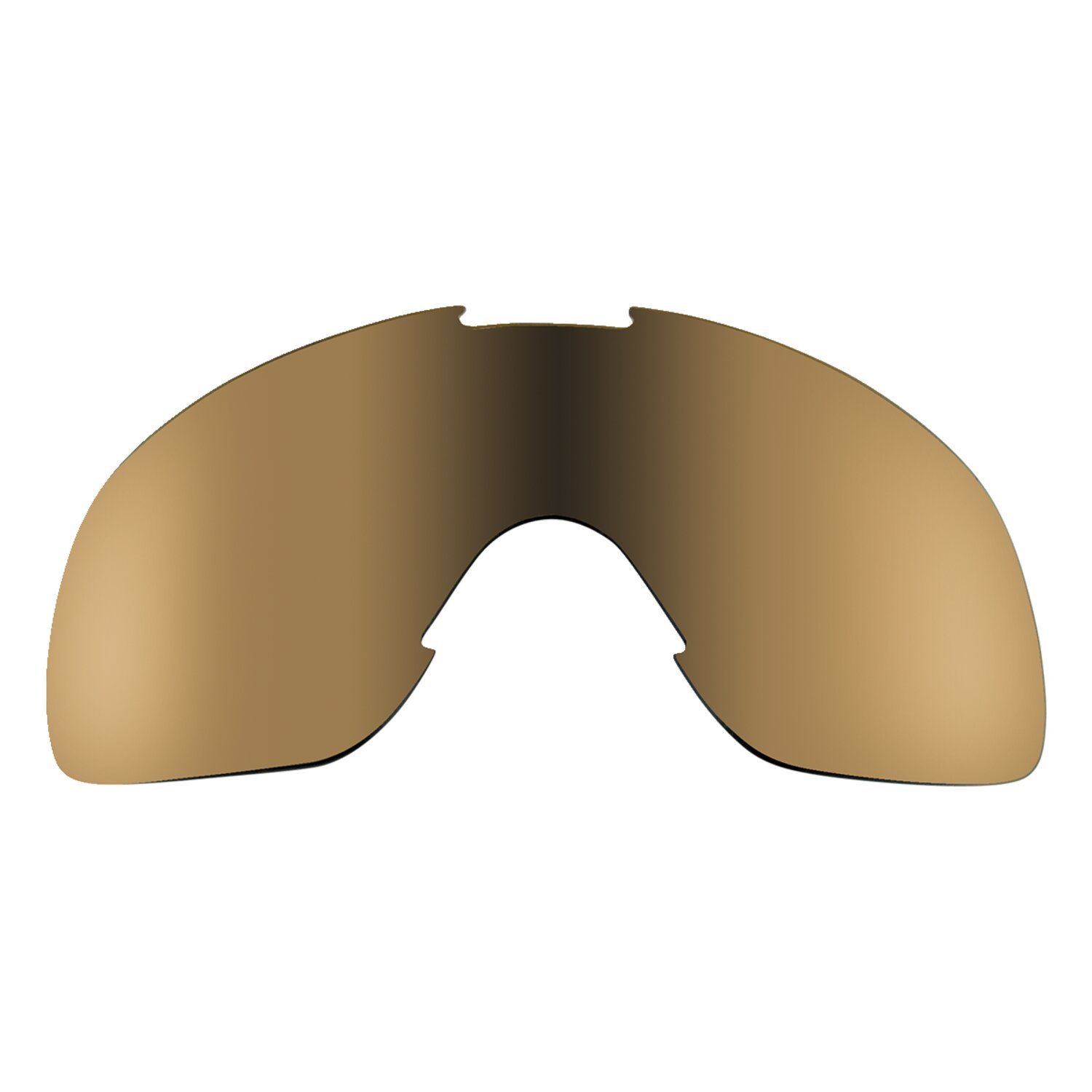 Biltwell Overland goggle lens gold mirror brown
