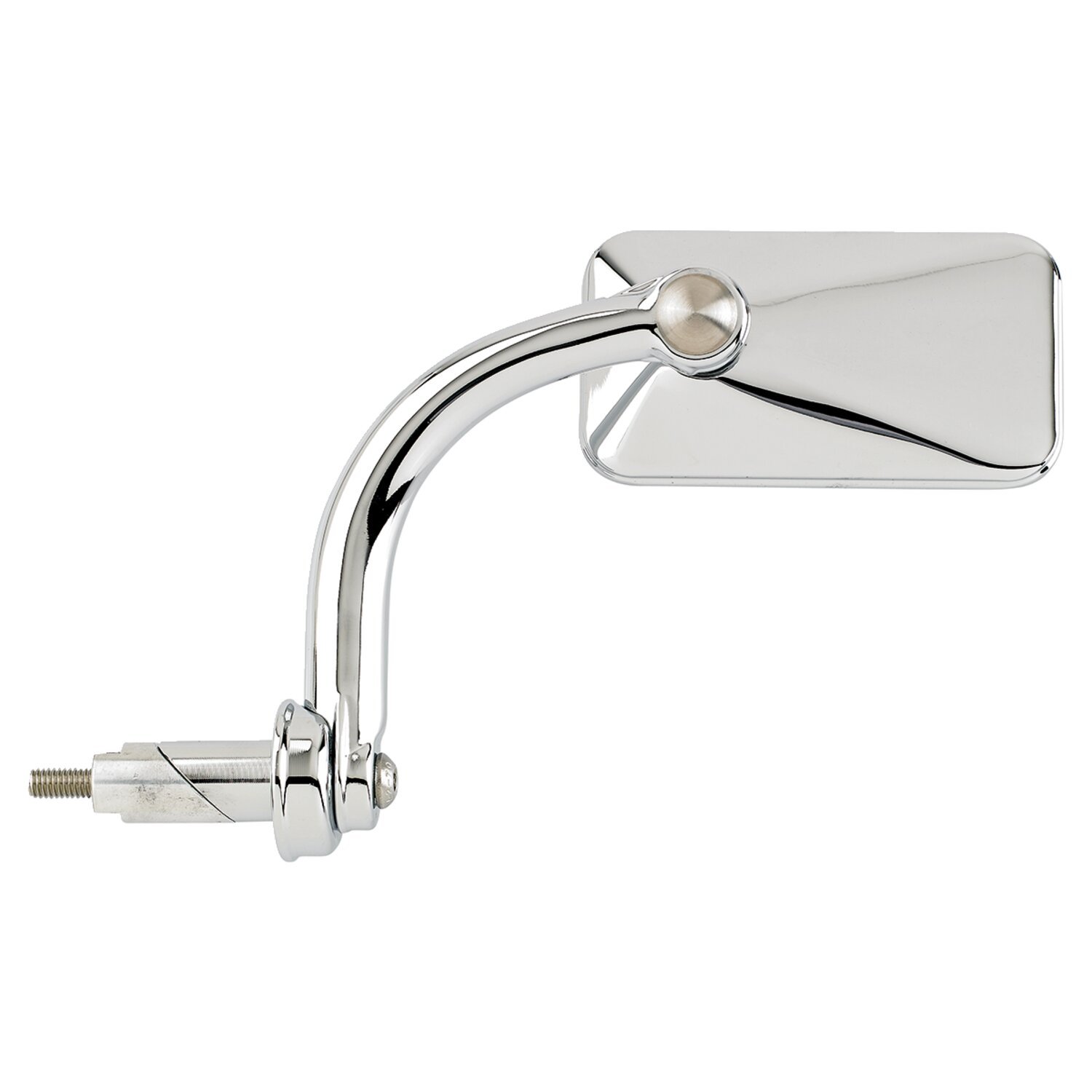 Biltwel, in-bar Utility mirror rectangle 7/8, Silver, Chrome