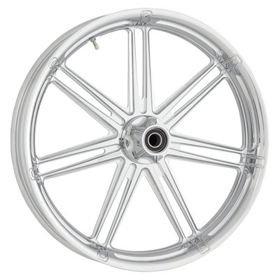 All Ness wheels are precision machined from radial forged 6061-T6 aluminum and structurally testeds. The special hidden hub design includes wheel bearings. Both are installed and
pre-set by Ness for optimal radial and lateral runout accuracy.
Wheels are compatible with both ABS and non-ABS models.
Each hub includes several ABS outer rings.
How to order a Ness wheel: Rims and hubs are sold separately. All hubs fit all rims. So pick the hub that will fit your bike, then choose the wheel style, width and diameter you desire
Note: Hub should be ordered separately.