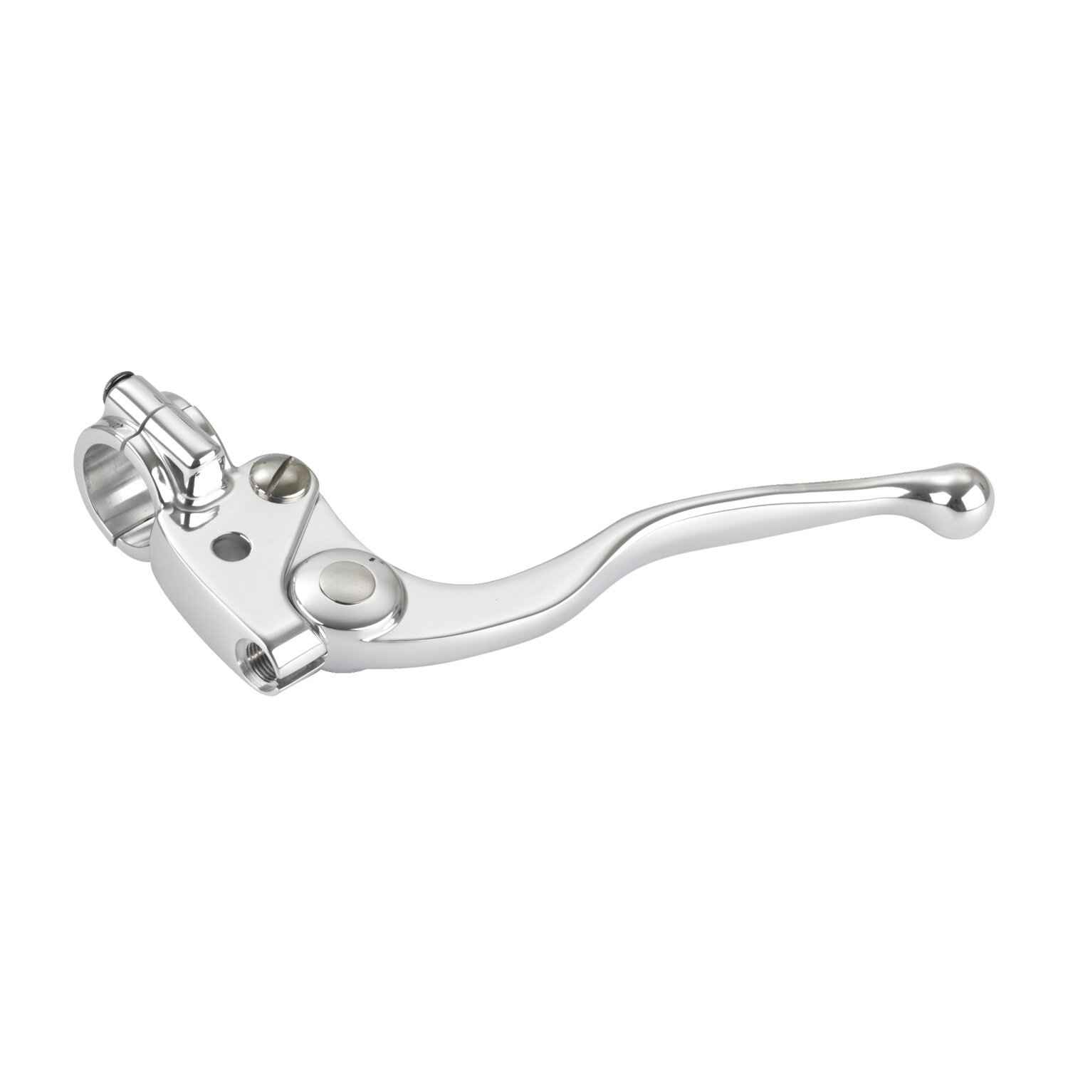 K-Tech Grimeca clutch lever assembly polished, Silver
