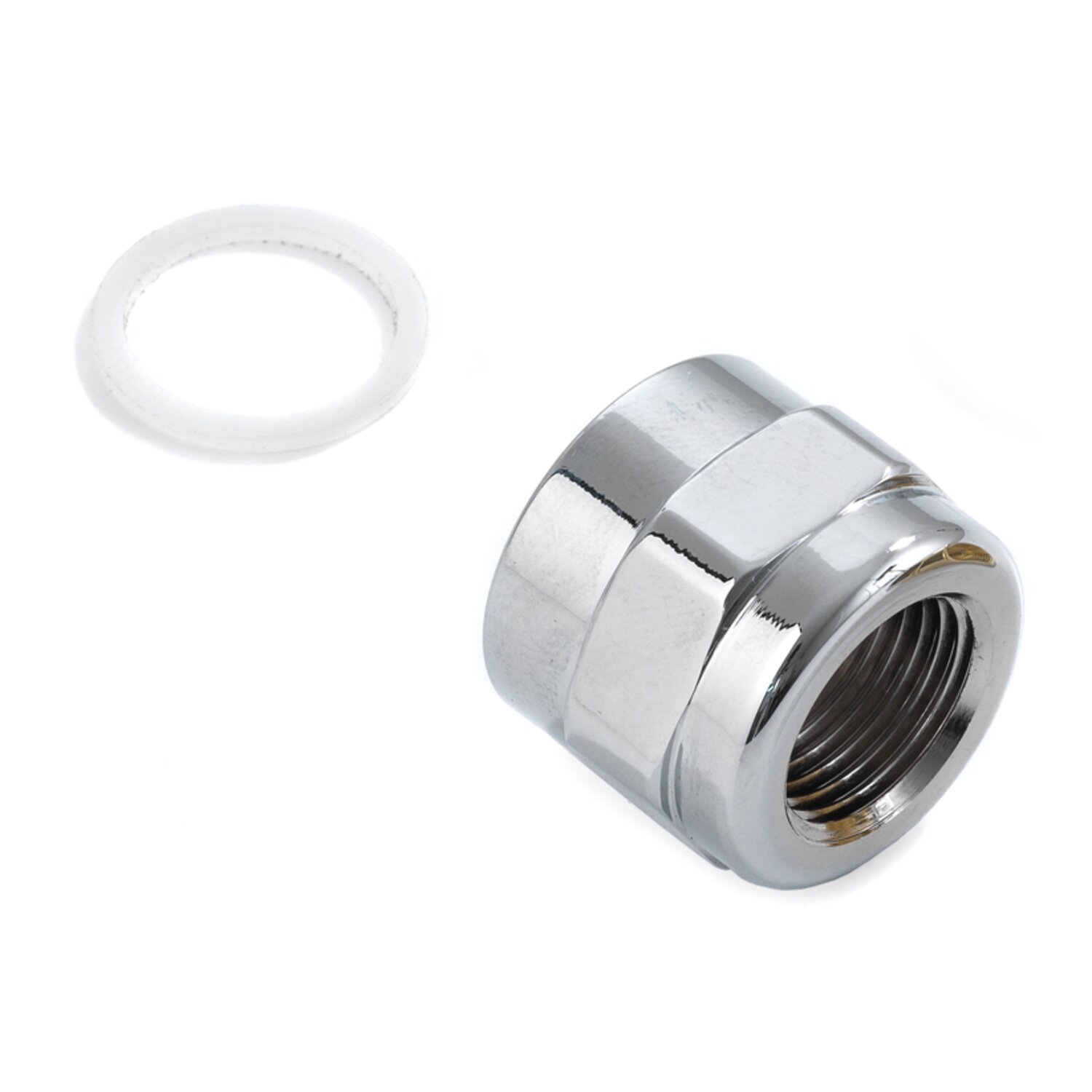 K-Tech brass adapter, Silver, Chrome
