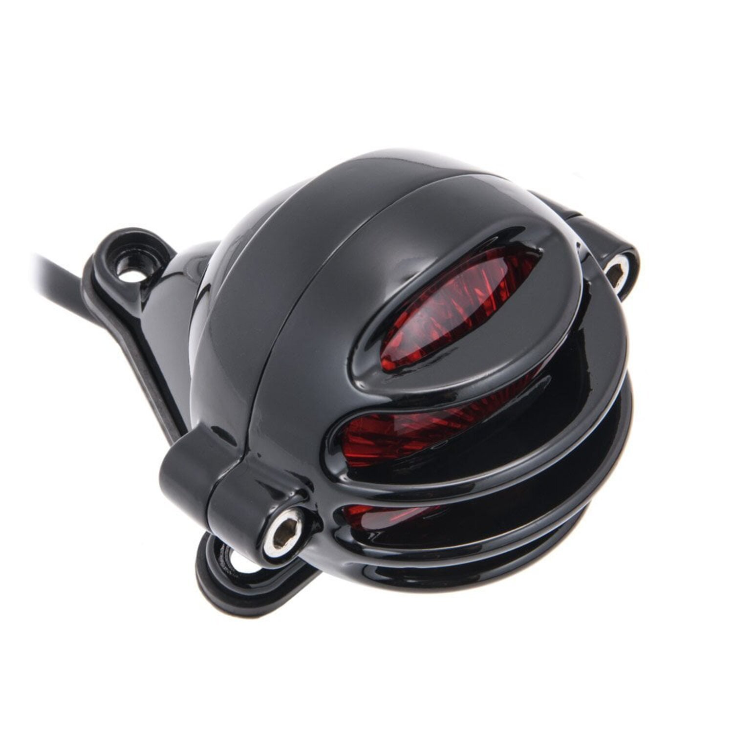 Motone Lecter Tail light with fender mount, Black