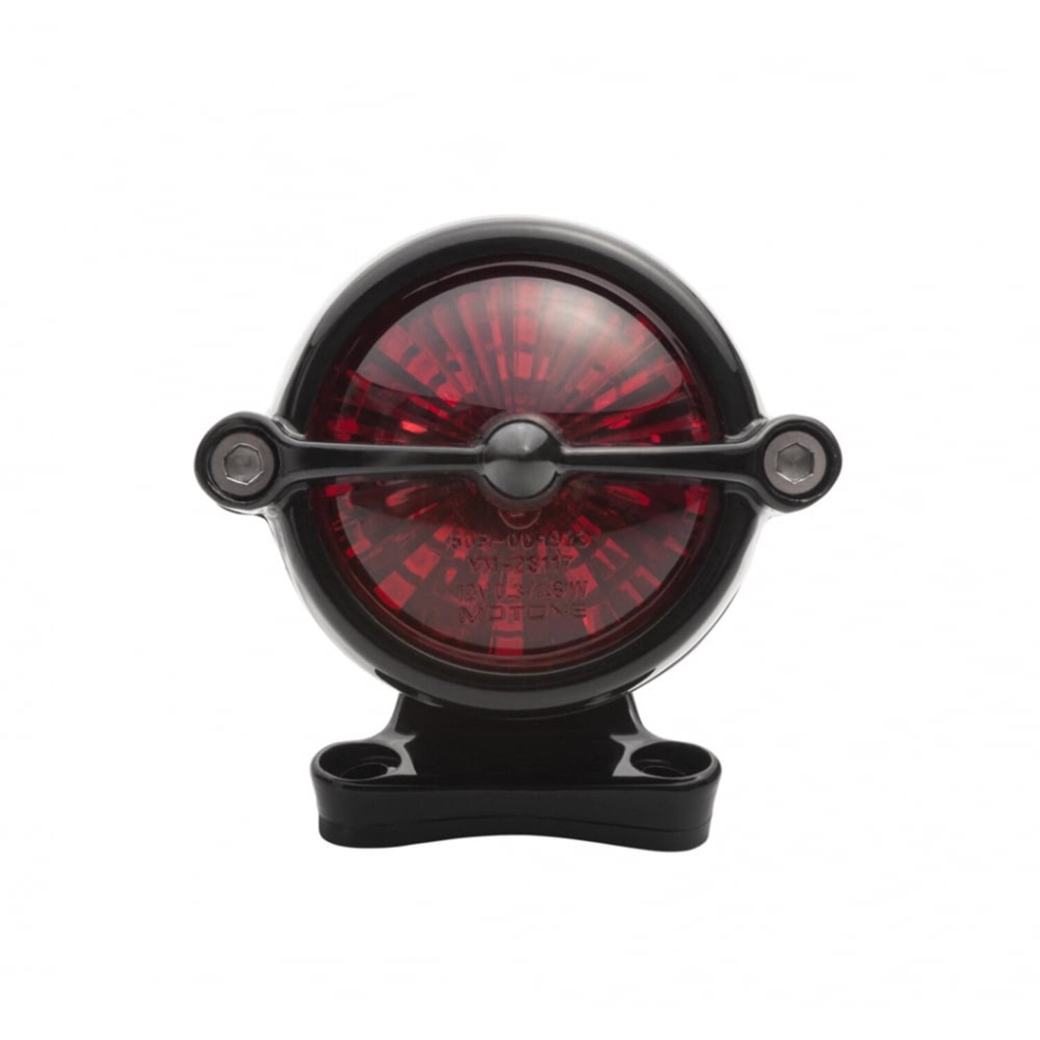 Motone Bel Air Tail Light with fender mount, Black