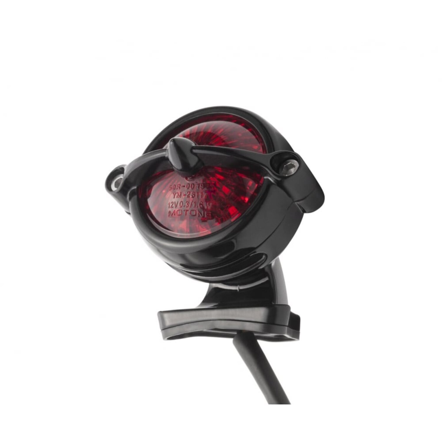 Motone Bel Air Tail Light with fender mount, Black