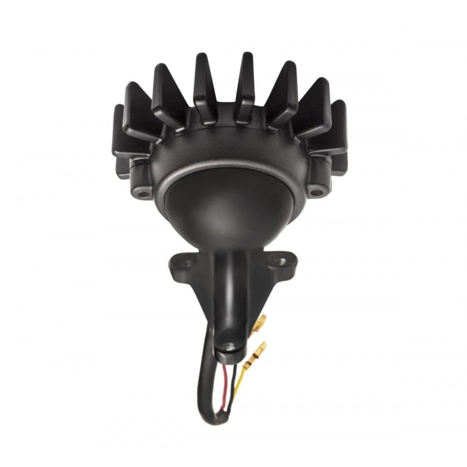 Motone Big Fin Tail light with fender mount, Black