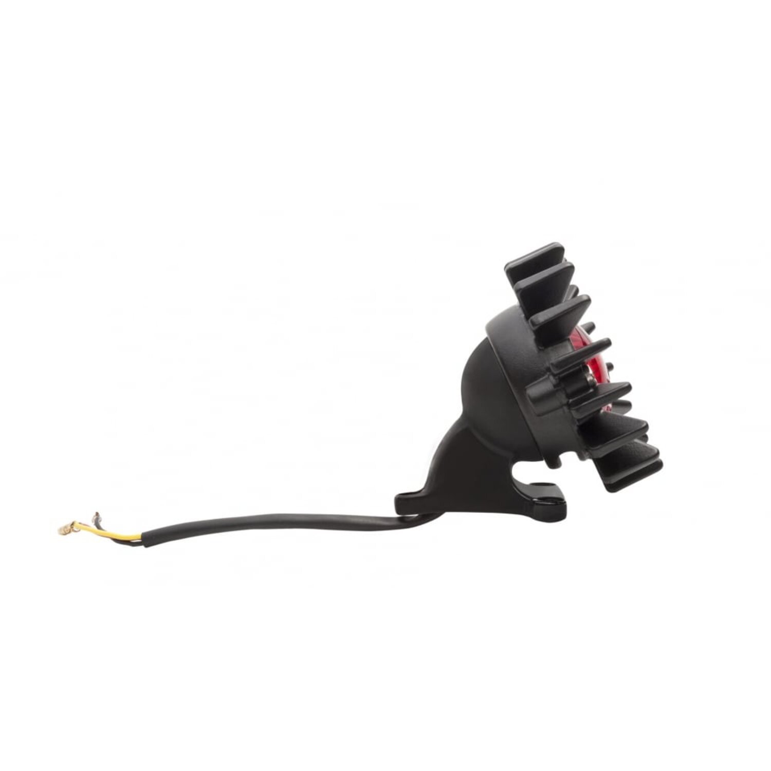 Motone Big Fin Tail light with fender mount, Black