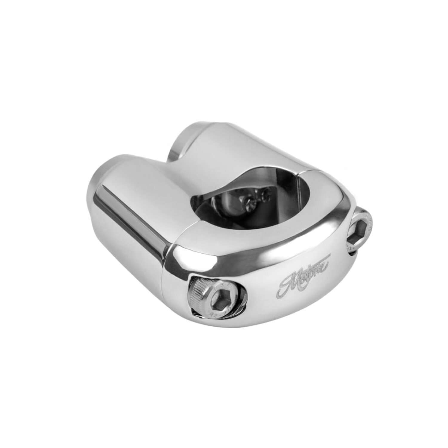 Motone, micro switch with 2 buttons, Silver, Chrome