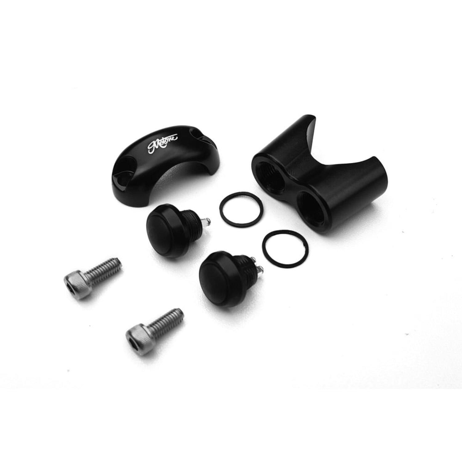 Motone, micro switch with 2 buttons, Black