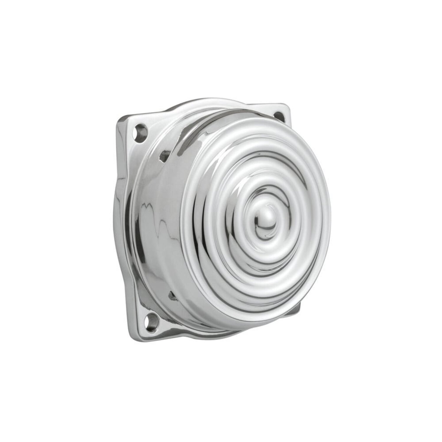 Motone, CV carburetor top cover. Finned/Rippled, Polished