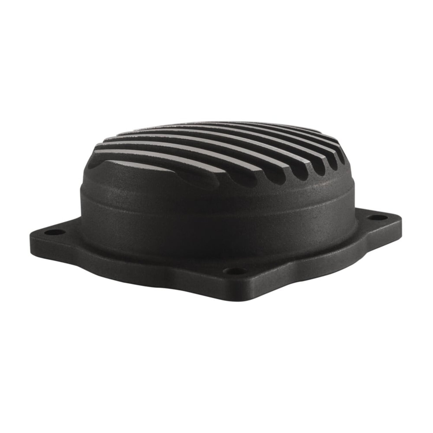 Motone, CV carburetor top cover. Finned/Rippled, Gloss