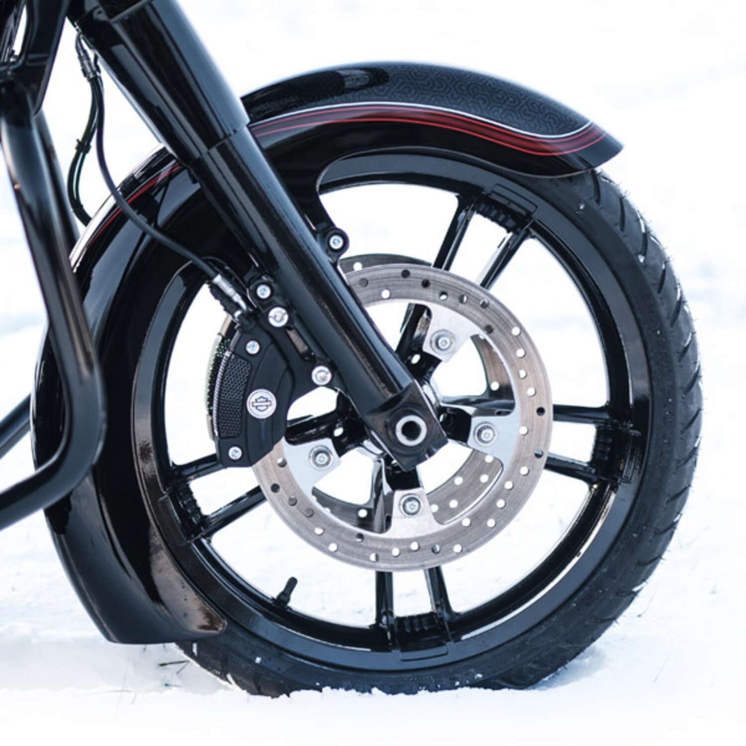 Killer Custom 19" front wrap fender "Competition series", Unpainted, Raw