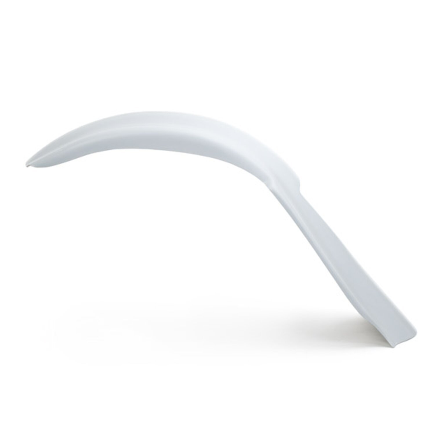 Killer Custom extended Overlay rear fender "flat style", Gray, Raw