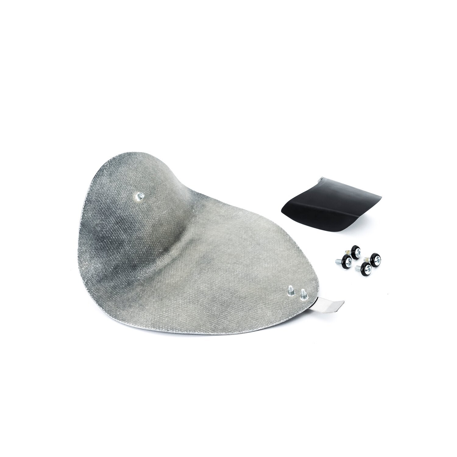 Killer Custom solo seat rear fender "Short Oval", Unpainted, Gloss