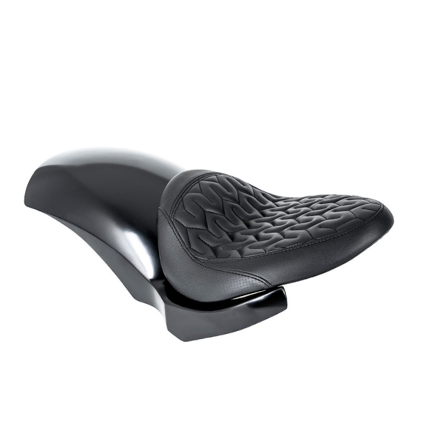 Killer Custom solo seat rear fender "Short Oval", Unpainted, Gloss