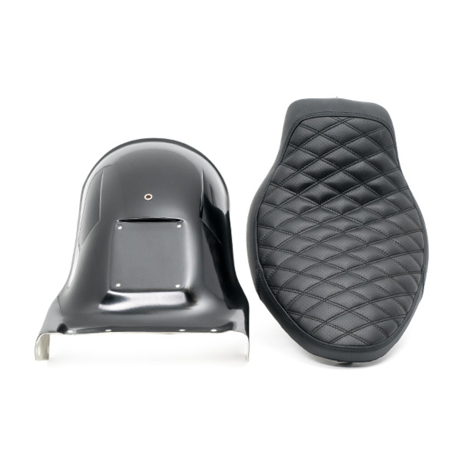 Killer Custom, Bobber rear fender & seat Kit "Oldschool"