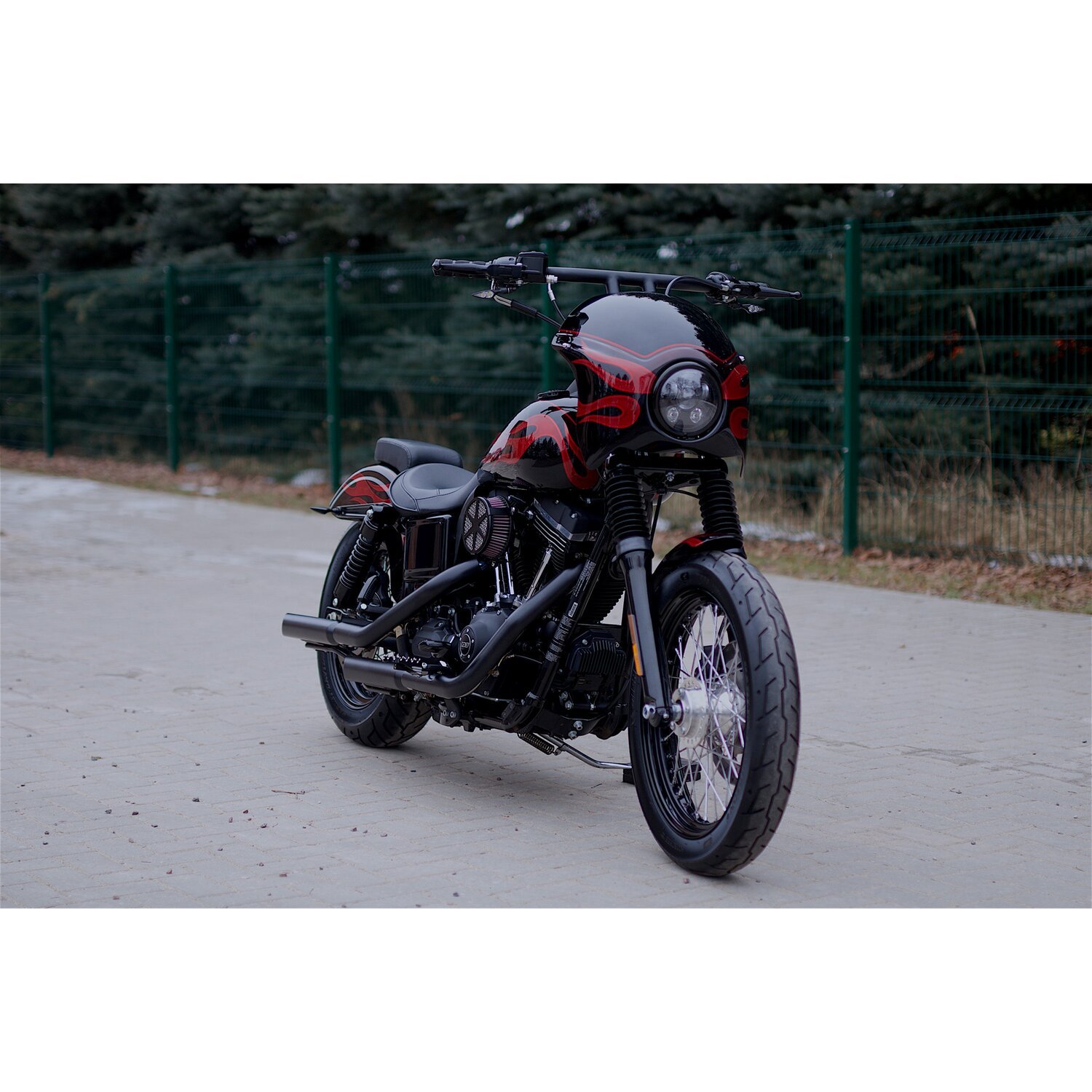 Killer Custom, Dyna fairing kit, Unpainted, Gloss