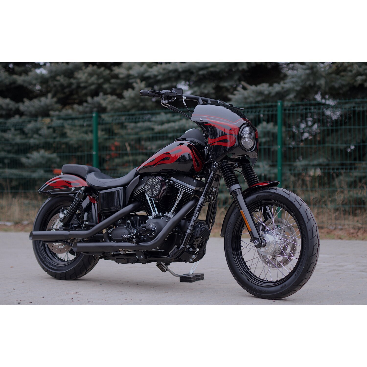 Killer Custom, Dyna fairing kit, Unpainted, Gloss