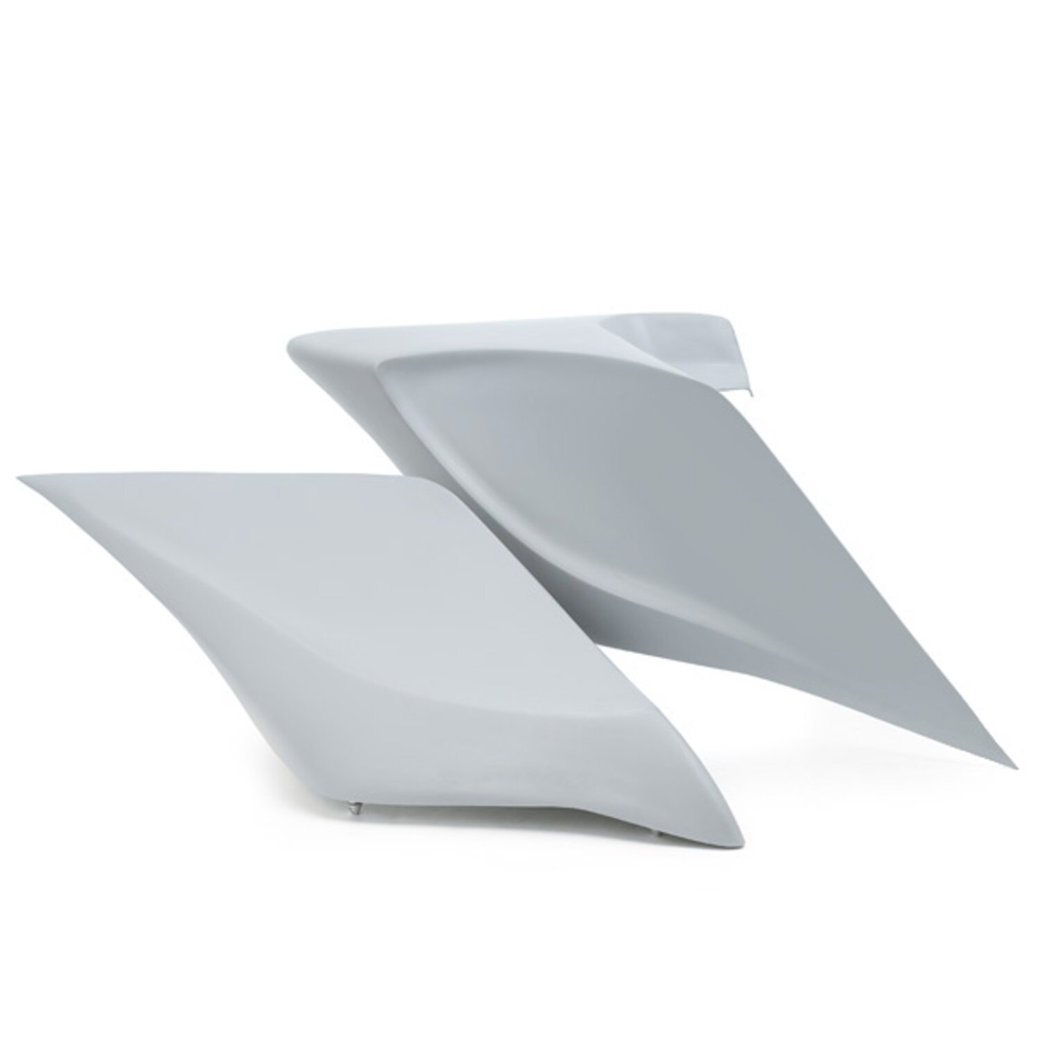Killer Custom, stretched extended side covers "Gazelle", Unpainted, Raw