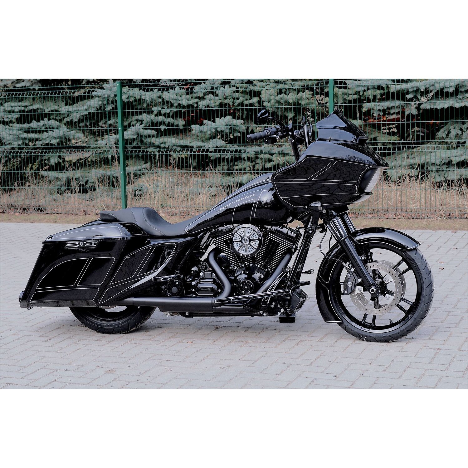 Killer Custom, stretched extended side covers "Gazelle", Gray