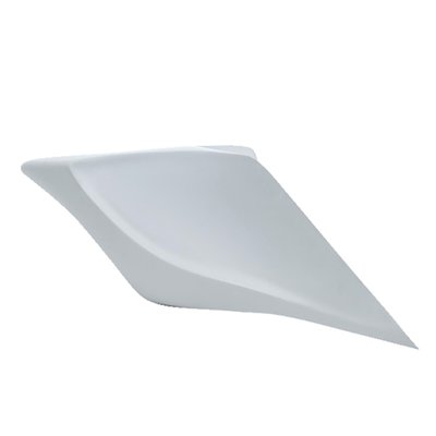 Hand-laid fiberglass, grey gelcoat finish. Nothing like extended stretched side covers to give a bike those smooth flowing lines. This cover set comes complete with installed metal mount pins and is a press-on replacement for the stock side covers. Covers are stretched to the bottom of the saddlebags and can be trimmed or custom-cut to any desired length. Made of hand-laid unpainted gel coated fiberglass that is very stiff, strong, straight and light. 
Note: Requires fitment check and may require slight trimming before painting and final assembly.