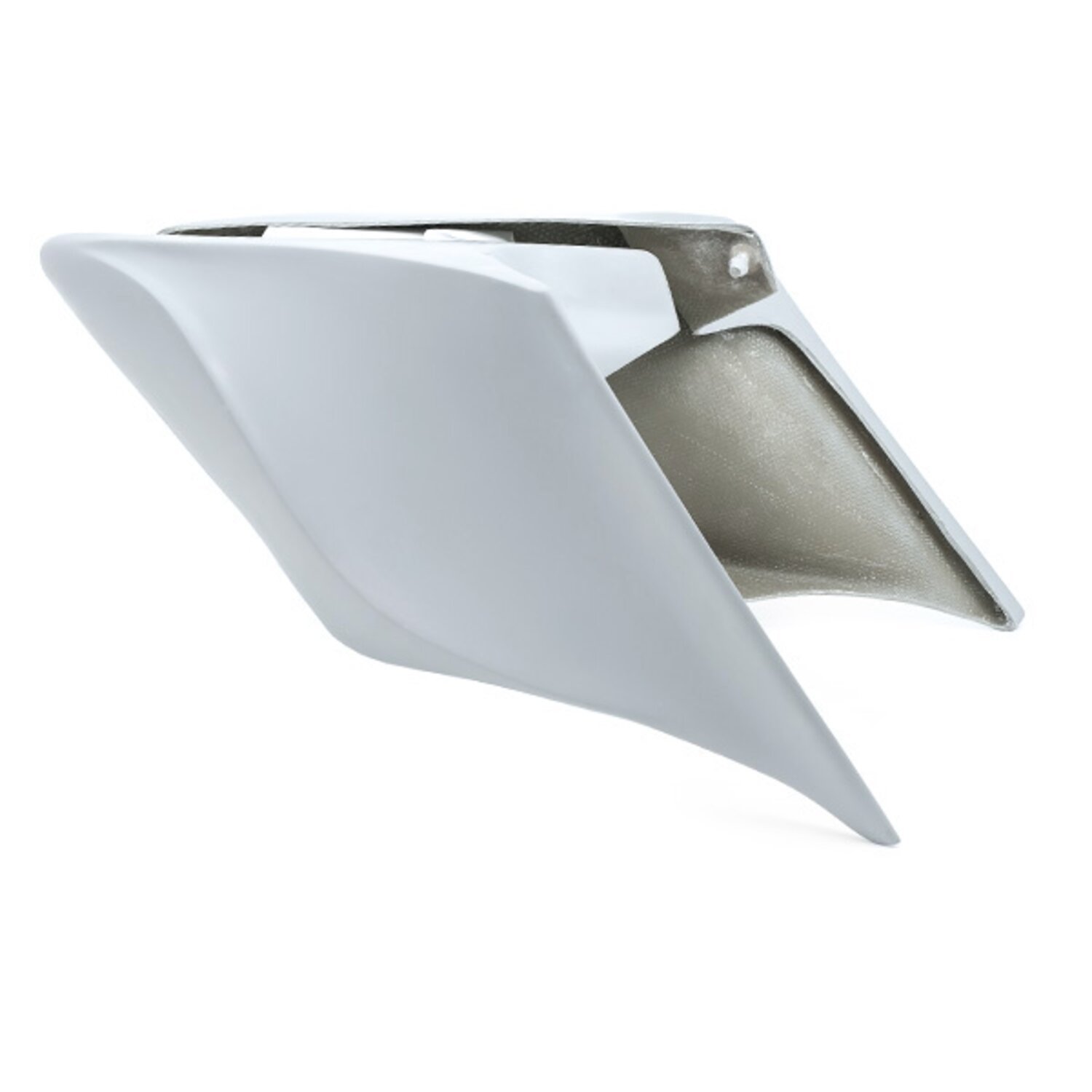 Killer Custom stretched extended side covers "Wave", Gray