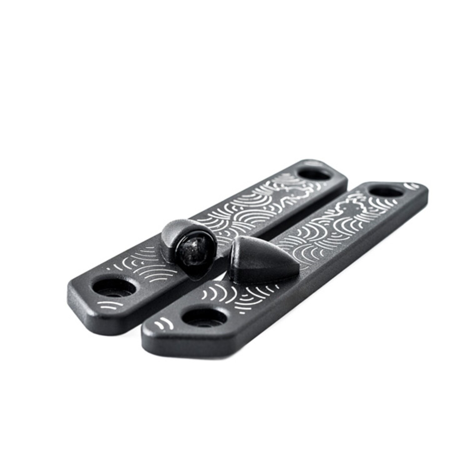 Killer Custom "Killer" front LED turn signals, Black, Polished